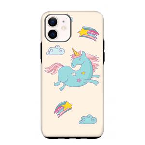 CaseCompany Vliegende eenhoorn: iPhone 12 mini Tough Case