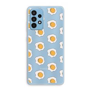 CaseCompany Bacon to my eggs #1: Samsung Galaxy A52 Transparant Hoesje