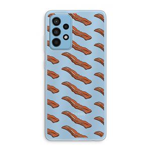 CaseCompany Bacon to my eggs #2: Samsung Galaxy A52 Transparant Hoesje