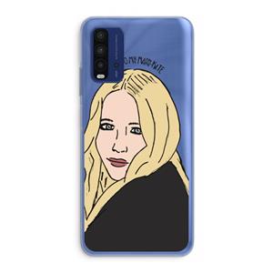 CaseCompany Mary Kate: Xiaomi Redmi 9T Transparant Hoesje