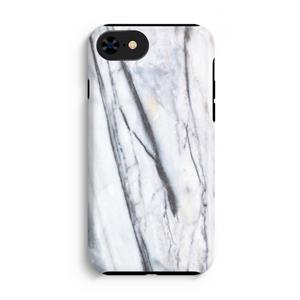 CaseCompany Gestreepte marmer: iPhone 8 Tough Case