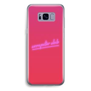 CaseCompany Vice Glow: Samsung Galaxy S8 Plus Transparant Hoesje