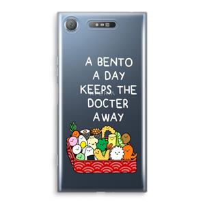 CaseCompany Bento a day: Sony Xperia XZ1 Transparant Hoesje