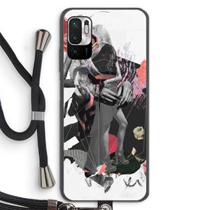 CaseCompany Dissimulation du réel: Xiaomi Redmi Note 10 5G Transparant Hoesje met koord