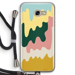 CaseCompany Baar B: Samsung Galaxy A5 (2017) Transparant Hoesje met koord
