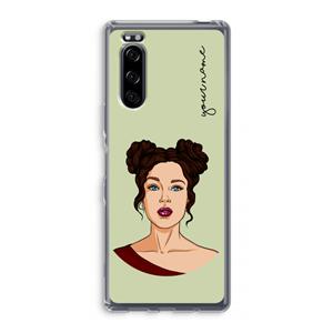 CaseCompany Pop-Art Creator: Sony Xperia 5 Transparant Hoesje
