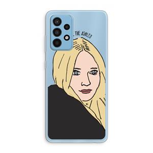 CaseCompany Ashley: Samsung Galaxy A52 Transparant Hoesje