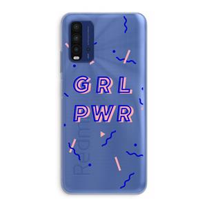 CaseCompany GRL PWR: Xiaomi Redmi 9T Transparant Hoesje