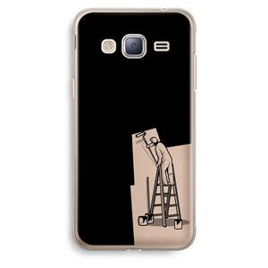 CaseCompany Musketon Painter: Samsung Galaxy J3 (2016) Transparant Hoesje