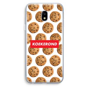 CaseCompany Koekerond: Samsung Galaxy J3 (2017) Transparant Hoesje