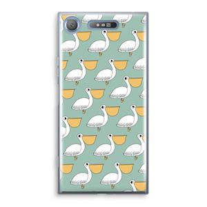 CaseCompany Pelican: Sony Xperia XZ1 Transparant Hoesje