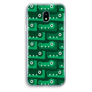 CaseCompany Crocs: Samsung Galaxy J3 (2017) Transparant Hoesje
