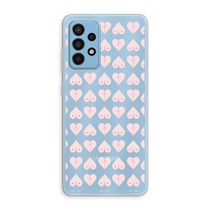 CaseCompany Ass 'n Titties: Samsung Galaxy A52 Transparant Hoesje