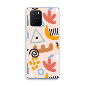 CaseCompany Abstract: Samsung Galaxy Note 10 Lite Transparant Hoesje