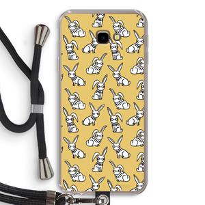 CaseCompany Haas: Samsung Galaxy J4 Plus Transparant Hoesje met koord