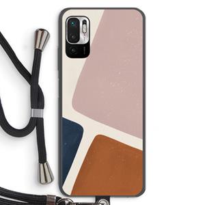 CaseCompany Geo #2: Xiaomi Redmi Note 10 5G Transparant Hoesje met koord