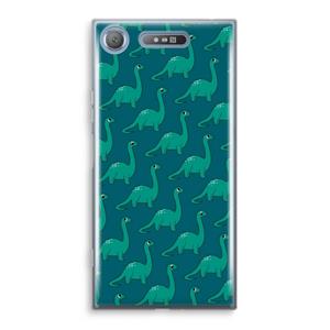 CaseCompany Diplodocus: Sony Xperia XZ1 Transparant Hoesje