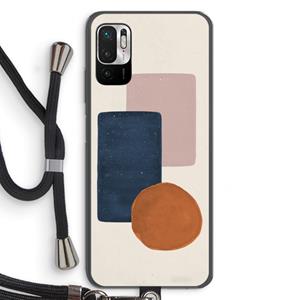 CaseCompany Geo #3: Xiaomi Redmi Note 10 5G Transparant Hoesje met koord