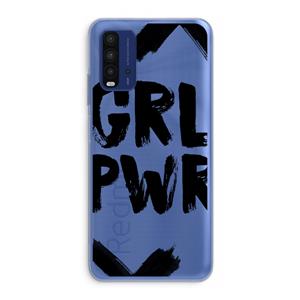 CaseCompany Girl Power #2: Xiaomi Redmi 9T Transparant Hoesje