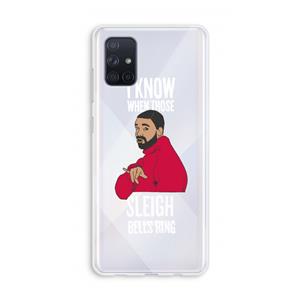 CaseCompany Sleigh Bells Ring: Galaxy A71 Transparant Hoesje