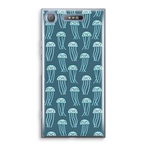 CaseCompany Kwallie: Sony Xperia XZ1 Transparant Hoesje