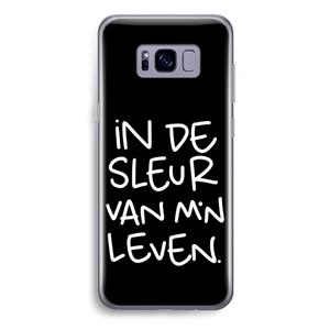 CaseCompany De Sleur: Samsung Galaxy S8 Plus Transparant Hoesje