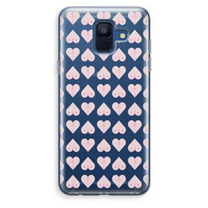 CaseCompany Ass 'n Titties: Samsung Galaxy A6 (2018) Transparant Hoesje
