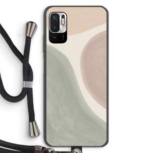 CaseCompany Geo #6: Xiaomi Redmi Note 10 5G Transparant Hoesje met koord