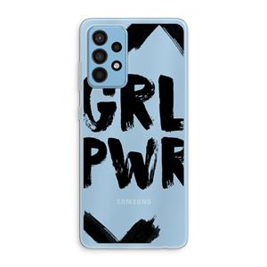 CaseCompany Girl Power #2: Samsung Galaxy A52 Transparant Hoesje