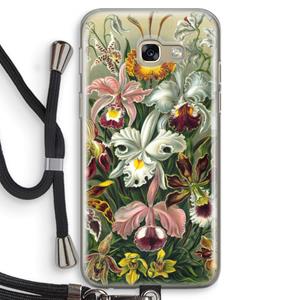 CaseCompany Haeckel Orchidae: Samsung Galaxy A5 (2017) Transparant Hoesje met koord