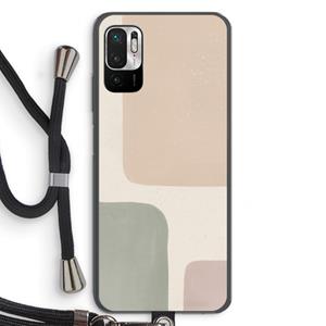 CaseCompany Geo #7: Xiaomi Redmi Note 10 5G Transparant Hoesje met koord