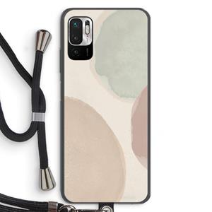 CaseCompany Geo #8: Xiaomi Redmi Note 10 5G Transparant Hoesje met koord