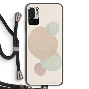 CaseCompany Geo #9: Xiaomi Redmi Note 10 5G Transparant Hoesje met koord