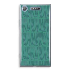 CaseCompany Swirls: Sony Xperia XZ1 Transparant Hoesje