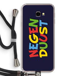 CaseCompany 90's One: Samsung Galaxy J4 Plus Transparant Hoesje met koord