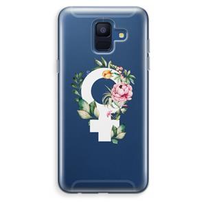CaseCompany Venus: Samsung Galaxy A6 (2018) Transparant Hoesje