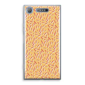 CaseCompany Camouflage: Sony Xperia XZ1 Transparant Hoesje