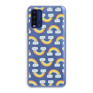 CaseCompany Regenboog: Xiaomi Redmi 9T Transparant Hoesje