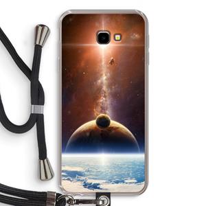 CaseCompany Omicron 2019: Samsung Galaxy J4 Plus Transparant Hoesje met koord
