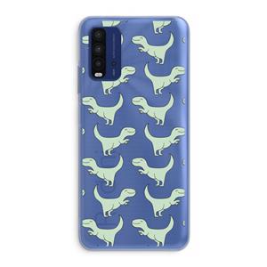 CaseCompany Dinos: Xiaomi Redmi 9T Transparant Hoesje