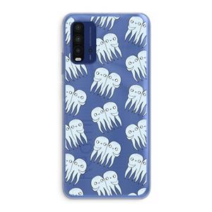 CaseCompany Octopussen: Xiaomi Redmi 9T Transparant Hoesje