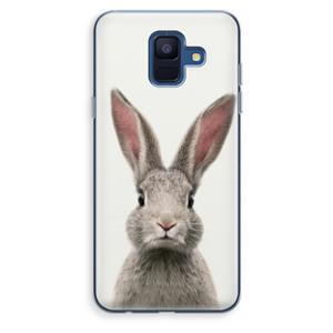 CaseCompany Daisy: Samsung Galaxy A6 (2018) Transparant Hoesje