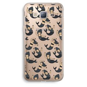 CaseCompany Zeemeermin: Samsung Galaxy J3 (2016) Transparant Hoesje