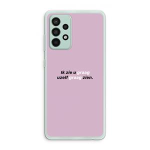 CaseCompany uzelf graag zien: Samsung Galaxy A52s 5G Transparant Hoesje