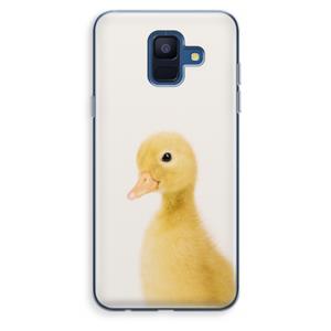 CaseCompany Duke: Samsung Galaxy A6 (2018) Transparant Hoesje
