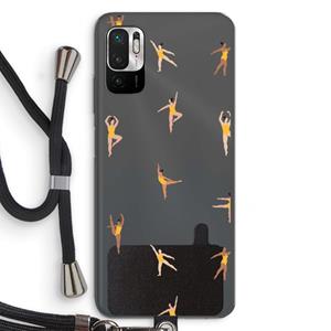 CaseCompany Dans #2: Xiaomi Redmi Note 10 5G Transparant Hoesje met koord