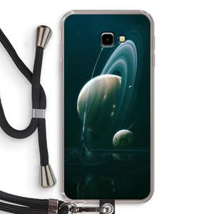 CaseCompany Mercurius: Samsung Galaxy J4 Plus Transparant Hoesje met koord
