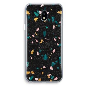 CaseCompany Terrazzo N°10: Samsung Galaxy J3 (2017) Transparant Hoesje