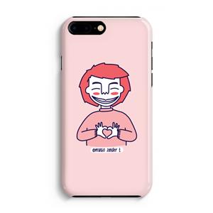 CaseCompany Hartje: iPhone 8 Plus Volledig Geprint Hoesje