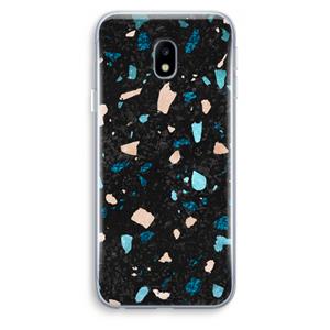 CaseCompany Terrazzo N°11: Samsung Galaxy J3 (2017) Transparant Hoesje